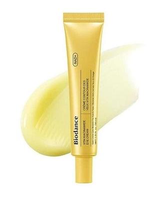 Крем для шкіри навколо очей з ніацинамідом biodance vita niacinamide eye cream, 30ml