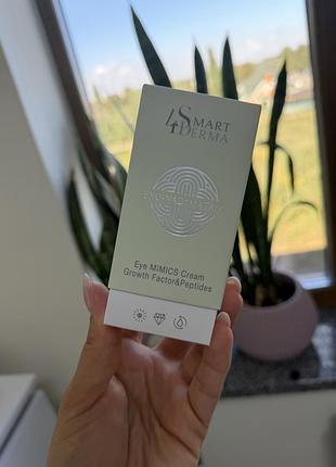 Крем для обличчя smart4derma eye mimics cream growth factor & peptides для зони навколо очей