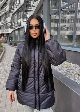 Продовжена зимова куртка 6