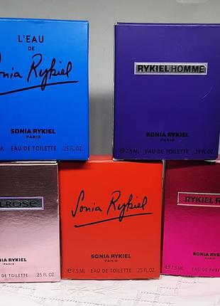 Sonia rykiel — rykiel, мужские, женские, 7.5 мл, edt, edp, винтаж, оригинал