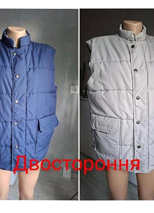 Двусторонний мужской жилет р м, м-л