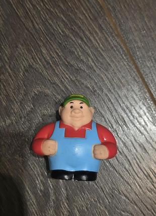 Винтажная игрушечная фигурка фермера от бренда ertl (tomy),1997 год
