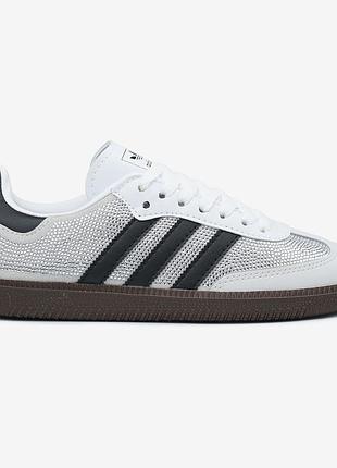 Кроссовки унисекс samba light grey swarovski