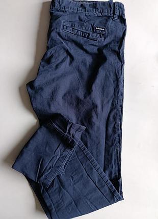 Брюки чинос gaastra slim fit синие р.l на м (32) 2
