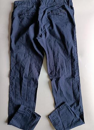 Брюки чинос gaastra slim fit синие р.l на м (32) 8