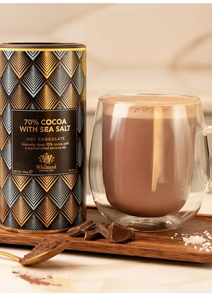 Whittard гарячий шоколад 70% какао з морською сіллю 70% cocoa with sea salt hot chocolate