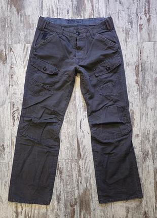 Чоловічі брюки карго g-star raw сірі