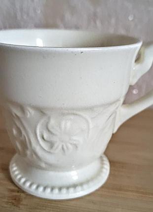 Вінтажна кавова чашка демітас wedgwood patrician, кістяний фарфор (англія)