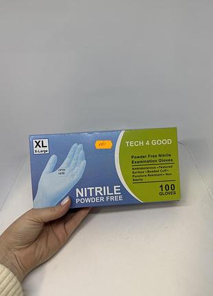 Медичні рукавиці tech 4 good рукавиці нітрилові xl