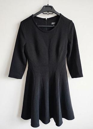 Сукня чорна onlу, xs, рукав ¾