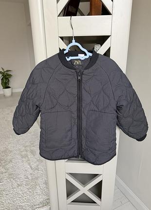 Куртка дитяча zara стьобана чорна