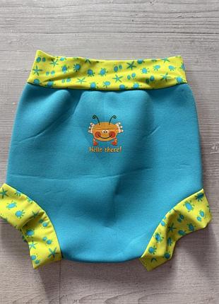 Багаторазові неопренові трусики-підгузки для плавання серії happy nappy 12-24 міс