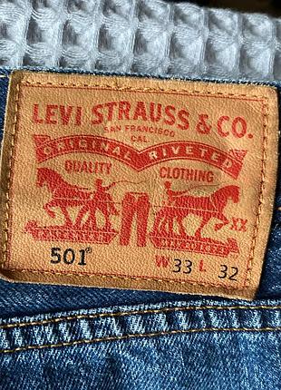 Джинси чоловічі levi’s,сині,w-33,l-32