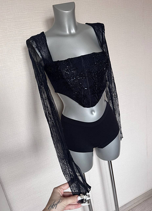 Топ лонгслив y2k dollskill oh polly 4