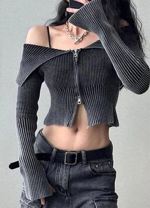 Топ лонгслив y2k dollskill