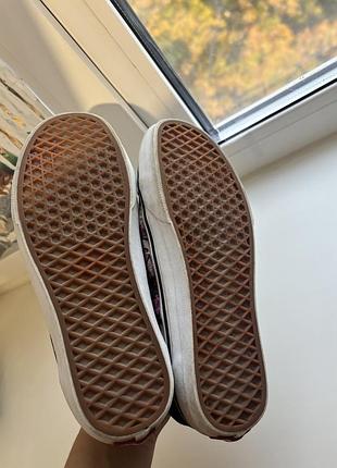 Кеди vans з квітковим принтом 5