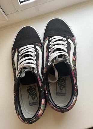 Кеди vans з квітковим принтом 4