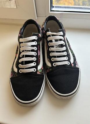 Кеди vans з квітковим принтом 3