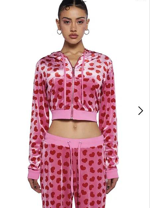 Зипка кофта велюр y2k dollskill