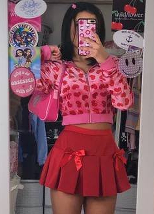 Зипка кофта велюр y2k dollskill 4