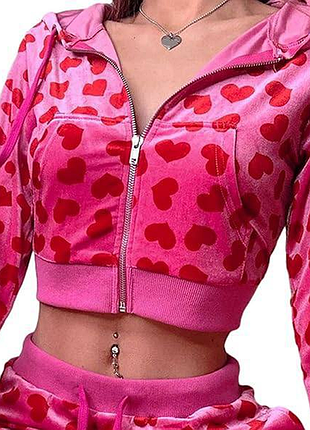 Зипка кофта велюр y2k dollskill 6