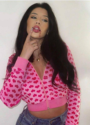 Зипка кофта велюр y2k dollskill 9
