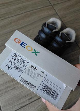 Черевики для дівчинки geox elthan сині 26 розмір 5