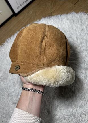 Ugg шапка кепка вуханка вушанка зимова шапка