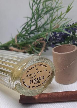 Мега-рідкість ed. pinaud — escapade (parfum de toilette) — чоловічий раритет, 55 ml.