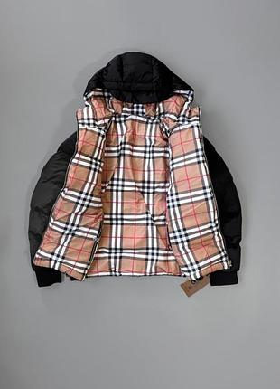 Пуховик burberry black двусторонний 7