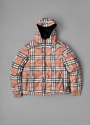Пуховик burberry black двусторонний 2