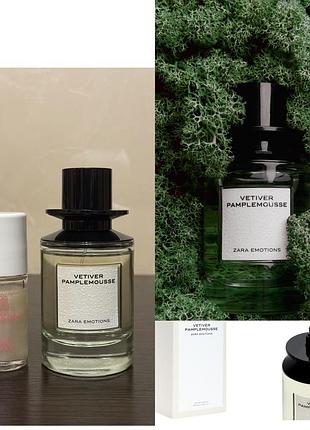 Парфумована вода zara vetiver pamplemousse edp 100 мл hello kitty роликовый спрей