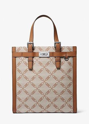 Оригінальна сумка-тоут michael kors hudson empire logo jacquard tote bag.