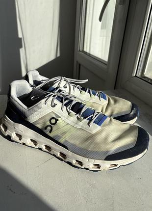 Кросівки чоловічі on running cloudultra білі з синім