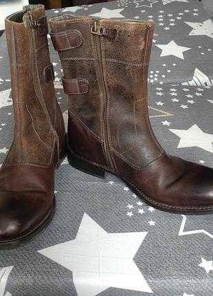 Оригінальні шкіряні чоботи черевики g-star raw avalon розмір eur 43