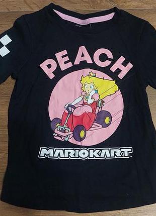 Реглан для дівчинки nintendo mario kart чорний