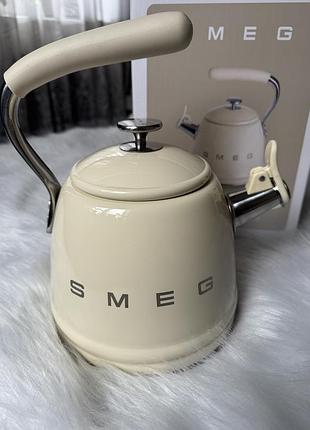 Чайник smeg на газову і електро плиту