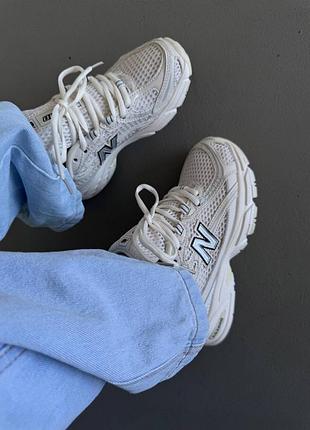 😍 женские кроссовки new balance 740 | light beige premium (6)