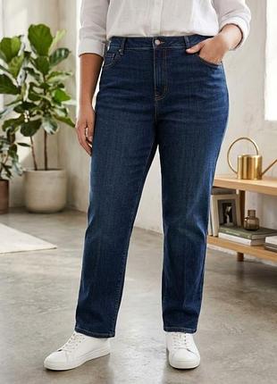 Женские джинсы marks &amp; spencer authentic slim р. u9 20 regular