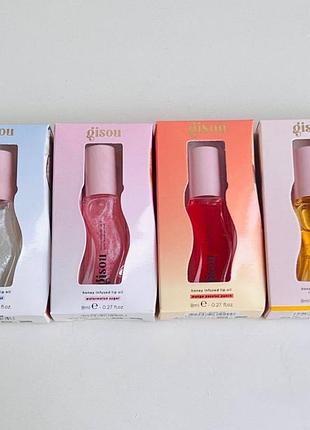 Олія для губ gisou honey infused lip oil 8 мл