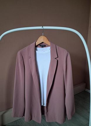 Пиджак жакет блейзер женский розовый topshop