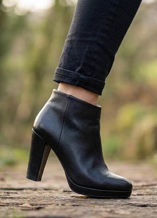 Buffalo high heel stiefelette кожаные ботильоны,41.