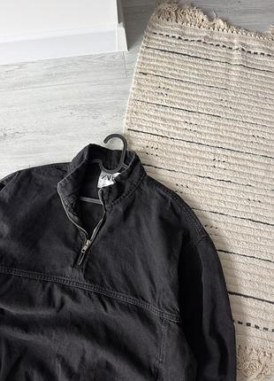Джинсовий анорак zara 2