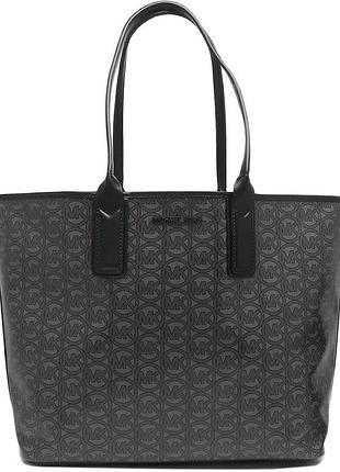 Містка оригінальна жіноча сумка-тоут michael kors jodie large logo jacquard tote .