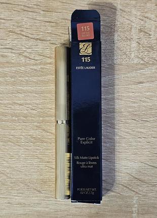 Помада estee lauder silk matte lipstick 7g
