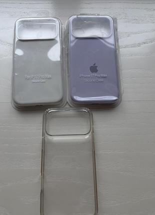 Чохол apple для iphone 17 pro max силіконовий 2