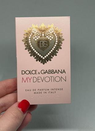 Dolce&gabbana my devotion intense  парфумована вода 1.5ml