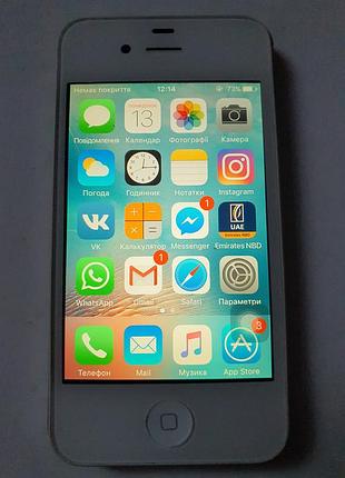 Телефон смартфон apple iphone 4s 4 s model a1387  16gb