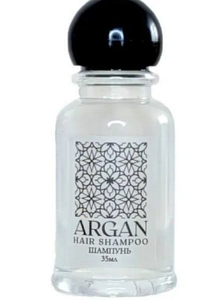Шампунь для волос argan 35 мл для ежедневного ухода и очищения