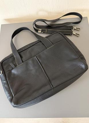 Сумка портфель gerry weber шкіра, шкіряна сумка, аксесуари, ділова сумка натуральна шкіра